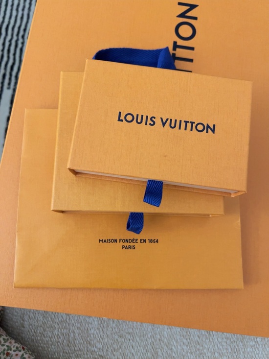 Louis Vuitton Accessories - Authentic Louis Vuitton Orange Small Jewelry Boxes + Gift Bag Bundle Luxury